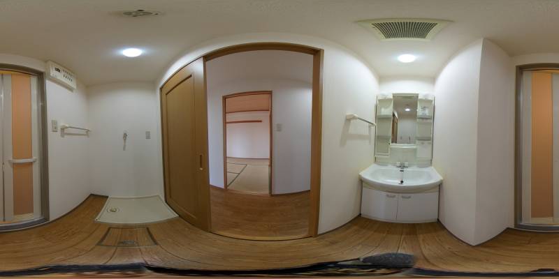 パノラマ画像洗面所