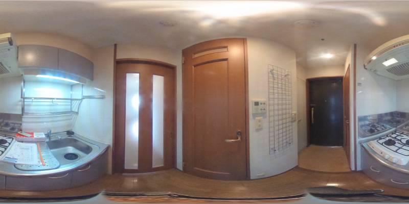 パノラマ画像キッチン