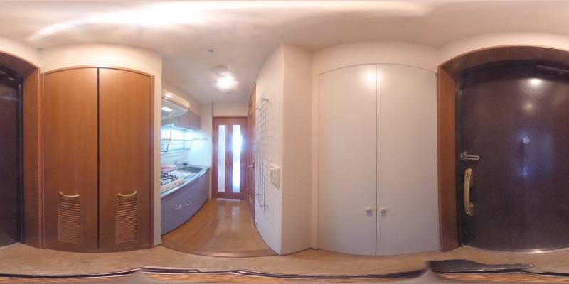 パノラマ画像玄関