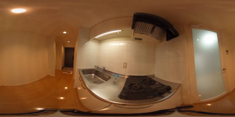 パノラマ画像キッチン