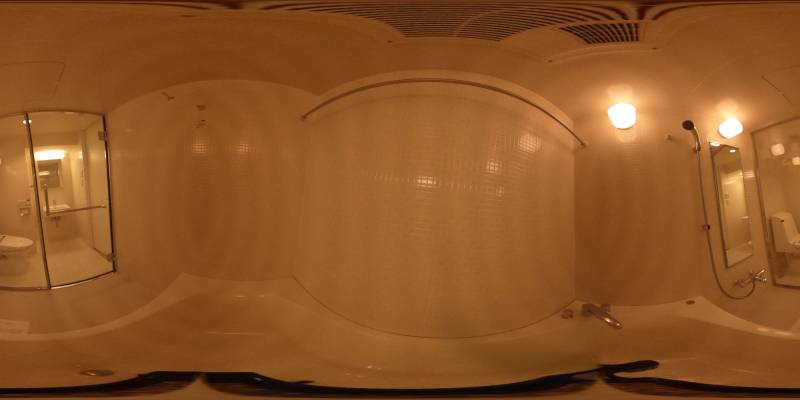 パノラマ画像バスルーム