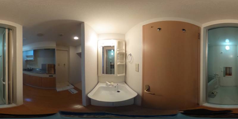 パノラマ画像洗面所