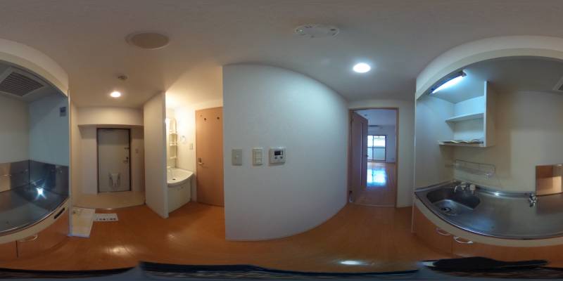 パノラマ画像キッチン