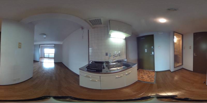 パノラマ画像キッチン