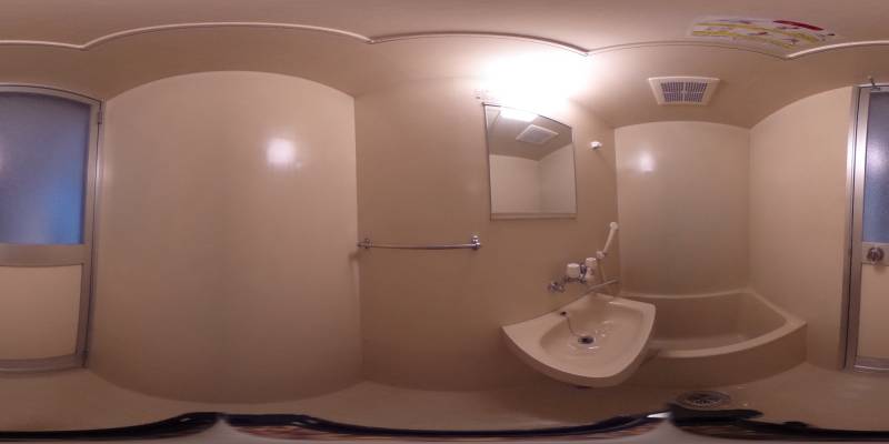 パノラマ画像バスルーム