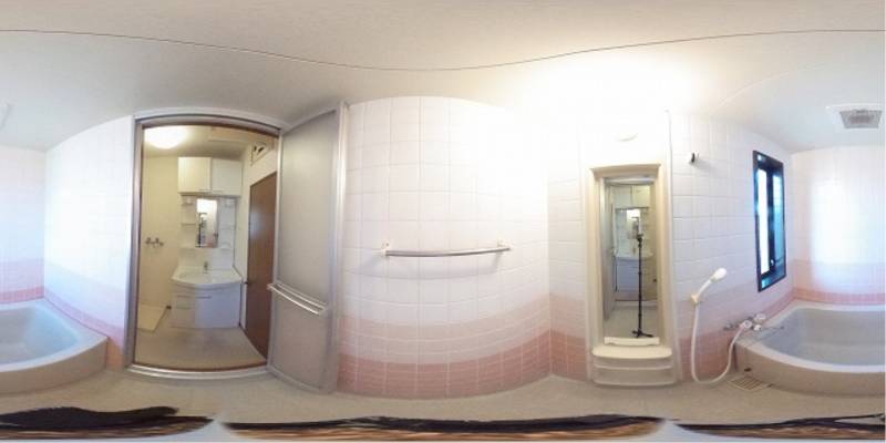 パノラマ画像バスルーム