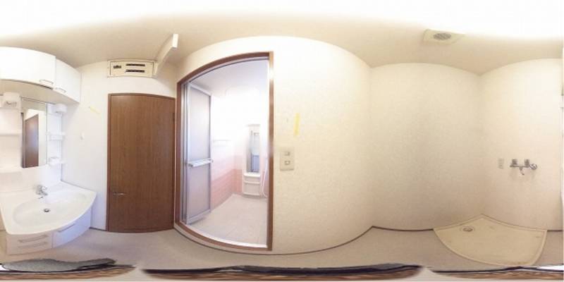 パノラマ画像洗面所