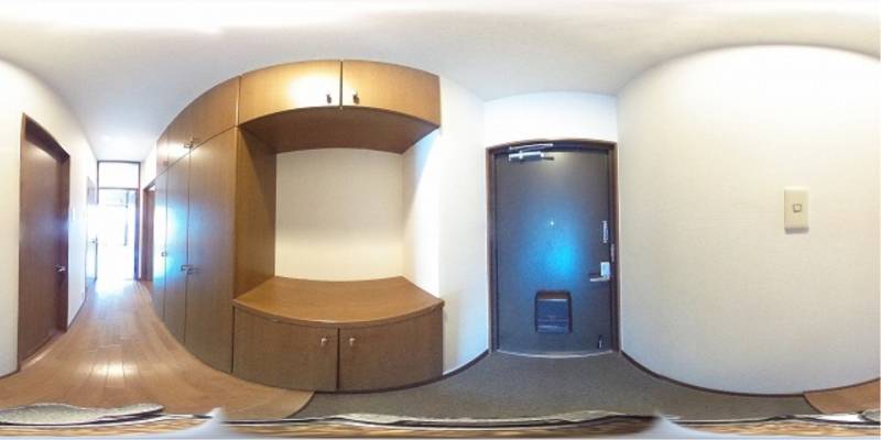 パノラマ画像玄関