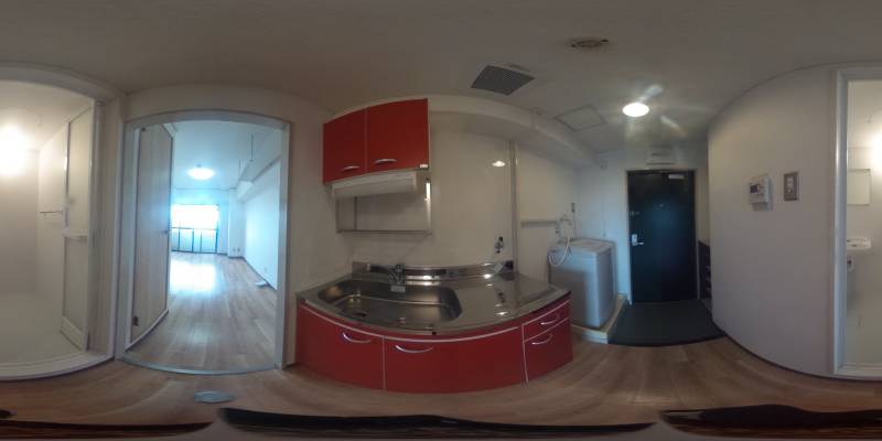 パノラマ画像キッチン