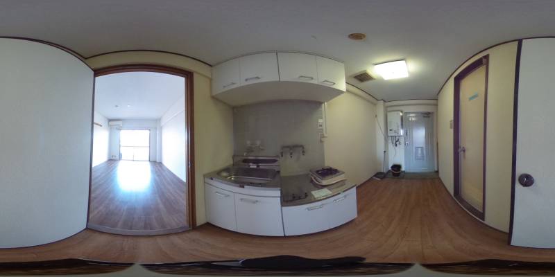 パノラマ画像キッチン