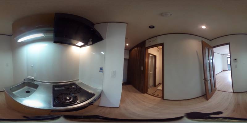 パノラマ画像キッチン