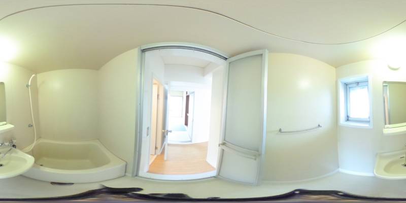 パノラマ画像バスルーム