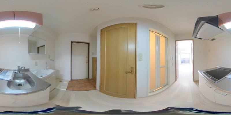 パノラマ画像キッチン