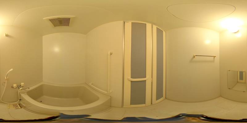 パノラマ画像バスルーム