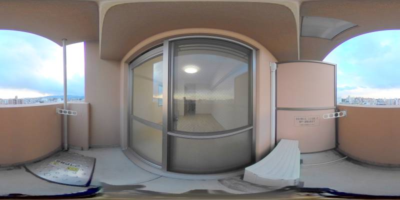 パノラマ画像バルコニー