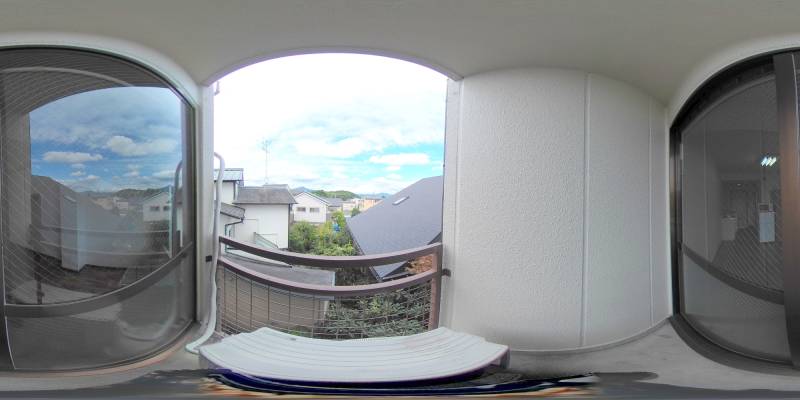 パノラマ画像バルコニー