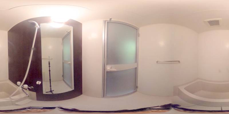 パノラマ画像バスルーム