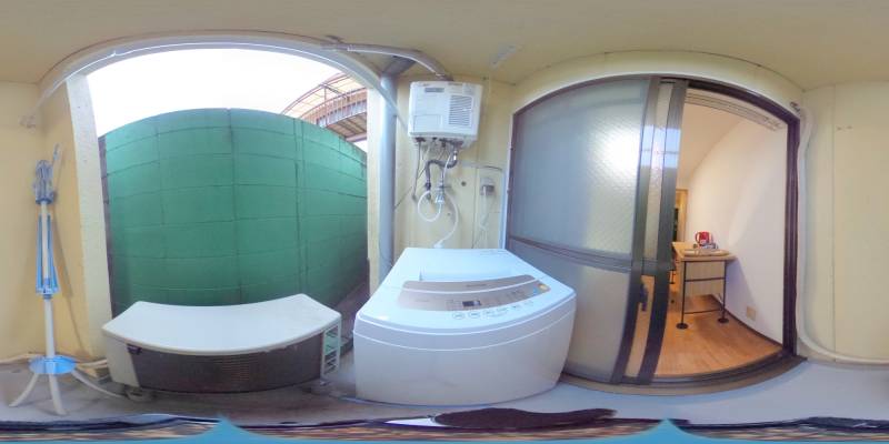 パノラマ画像バルコニー