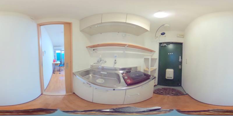 パノラマ画像キッチン