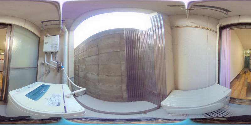 パノラマ画像バルコニー