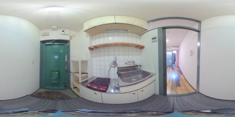 パノラマ画像キッチン