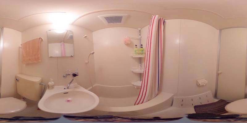 パノラマ画像バスルーム