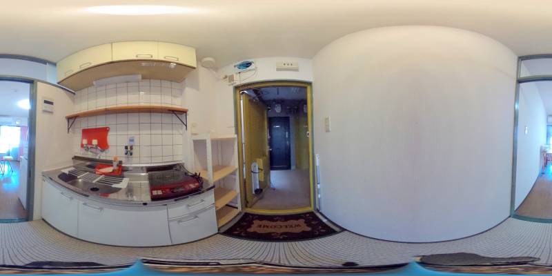 パノラマ画像キッチン
