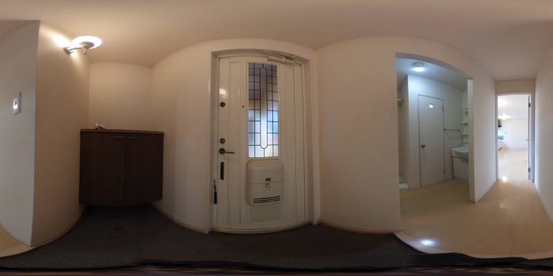 パノラマ画像玄関