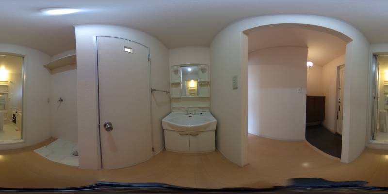 パノラマ画像洗面所