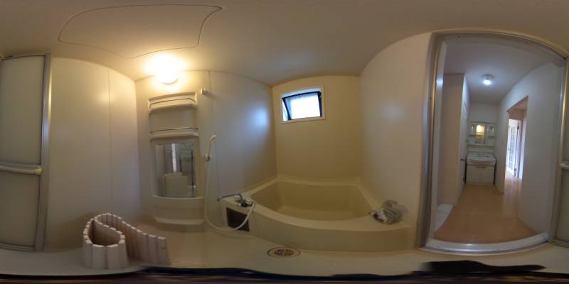 パノラマ画像バスルーム