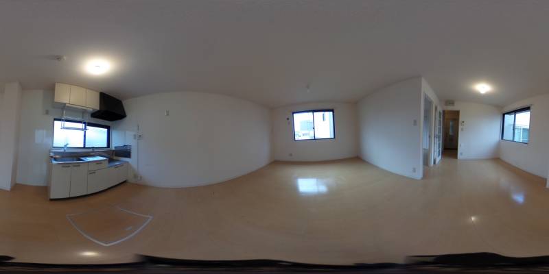 パノラマ画像リビング