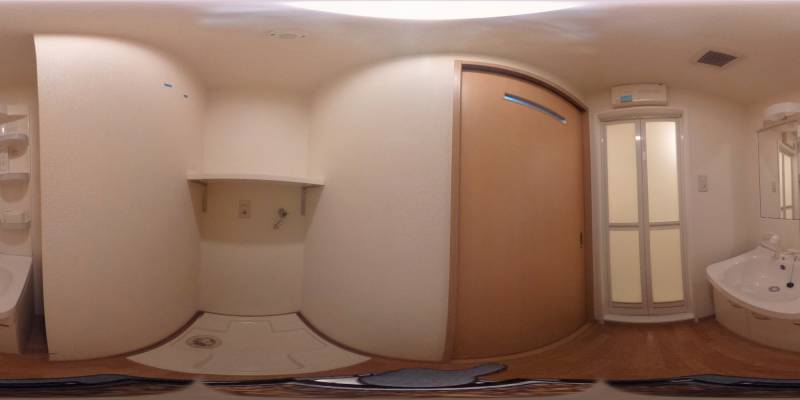 パノラマ画像洗面所