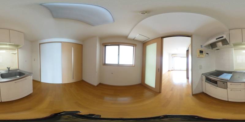 パノラマ画像キッチン