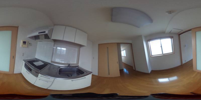 パノラマ画像キッチン