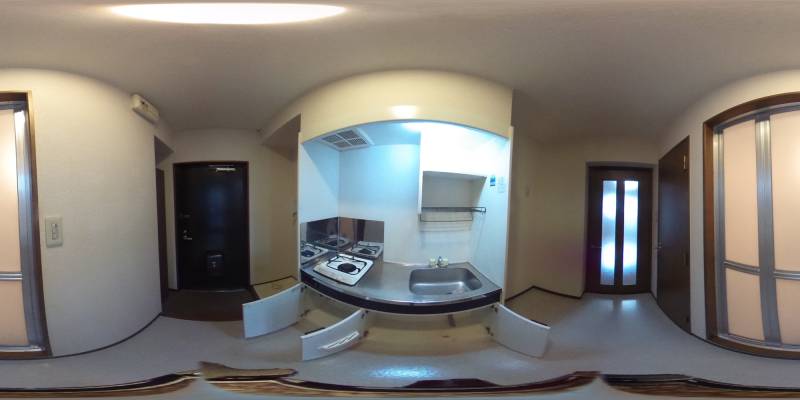 パノラマ画像キッチン