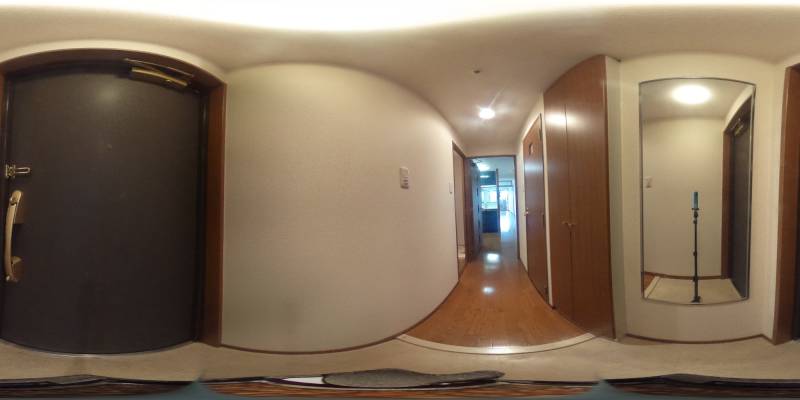 パノラマ画像玄関