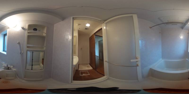 パノラマ画像バスルーム