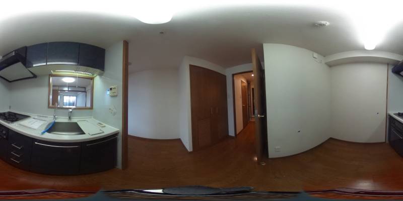 パノラマ画像キッチン