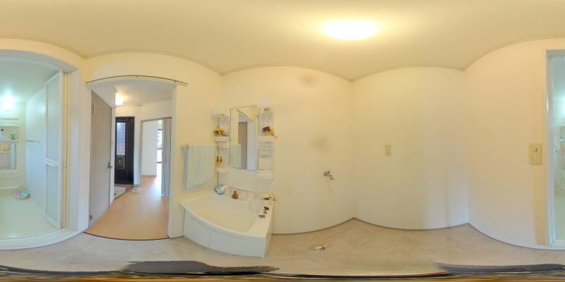 パノラマ画像洗面所