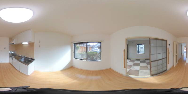 パノラマ画像リビング