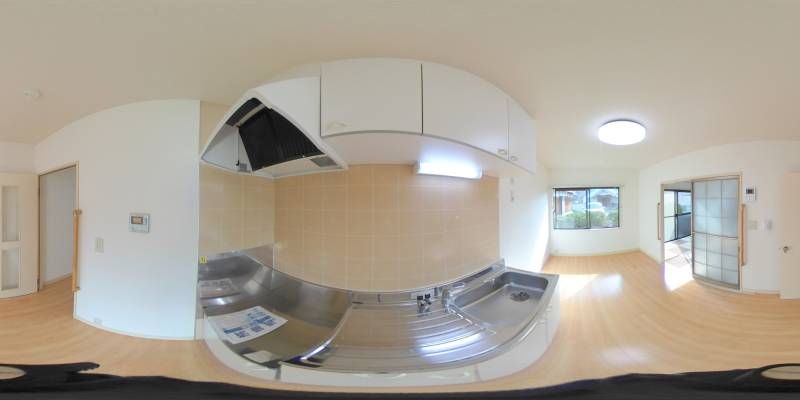 パノラマ画像キッチン