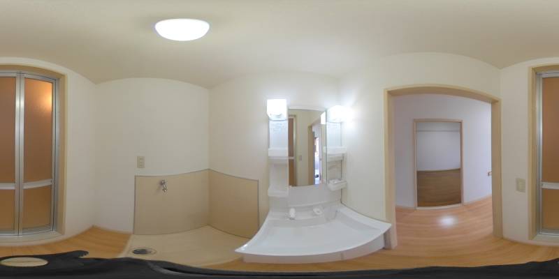 パノラマ画像洗面所