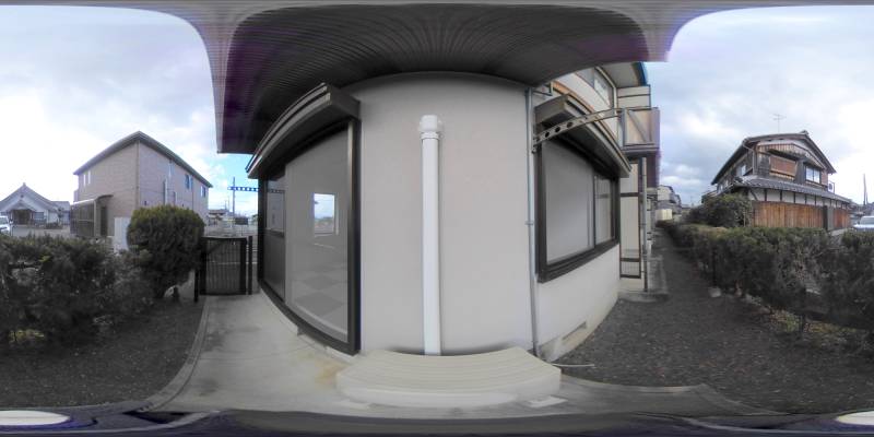 パノラマ画像バルコニー