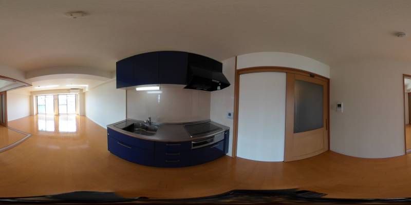 パノラマ画像キッチン