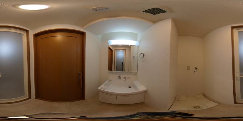 パノラマ画像洗面所