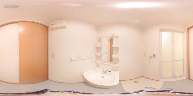 パノラマ画像バスルーム