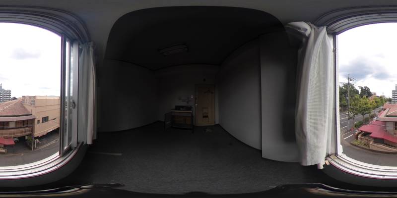 パノラマ画像バルコニー