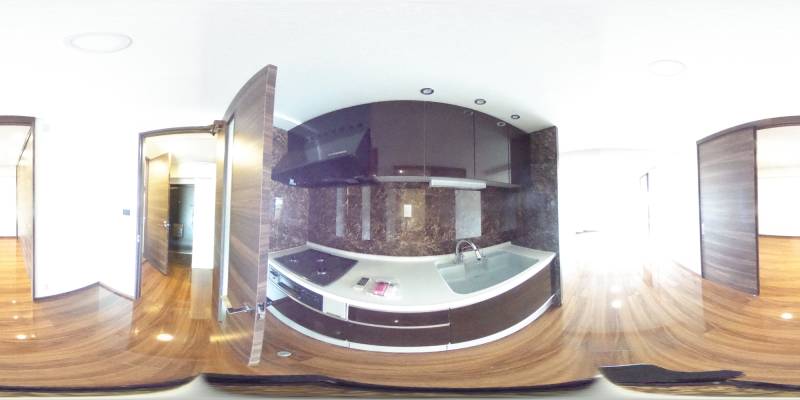 パノラマ画像キッチン