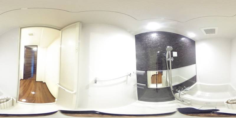 パノラマ画像バスルーム