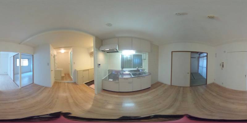 パノラマ画像キッチン